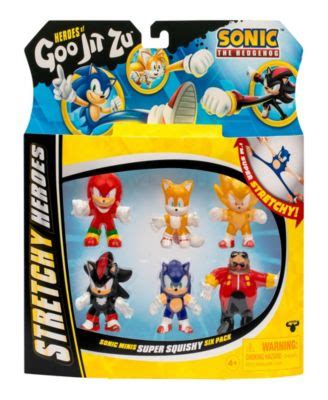 Heroes Of Goo Jit Zu Sonic The Hedgehog Minis 6 Pack Macy S