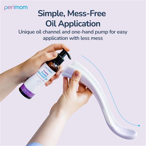 Perimom Perineal Massage Tool Ultimate Bundle With Massage Oil For