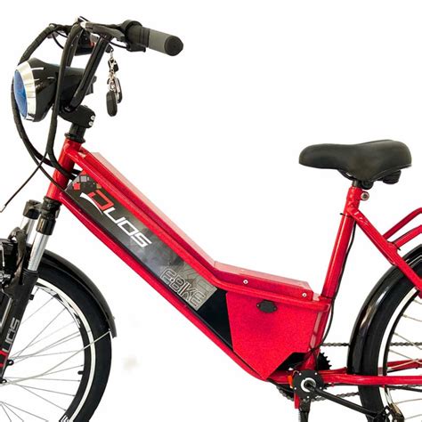 Bicicleta El Trica Aro Duos Confort W Lithium Vermelha