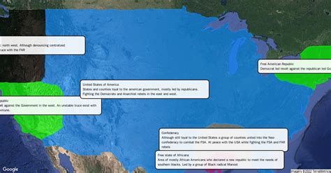 2nd American civil war map : Scribble Maps