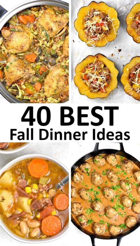 The 40 Best Fall Dinner Ideas Gypsyplate