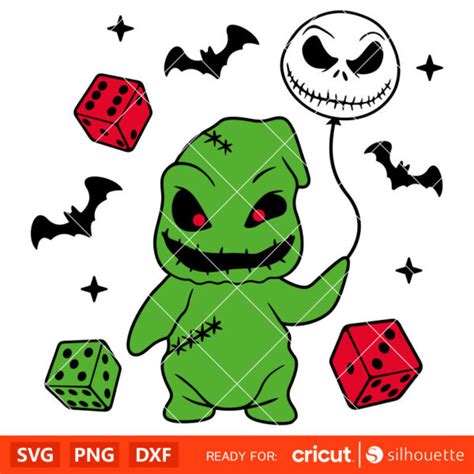 Oogie Boogie Jack Balloon Svg, Nightmare Before Christmas Svg ...