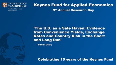 2022 Keynes Fund Research Day Daniel Ostry YouTube