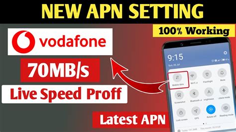 Vodafone Apn Setting For Fast Internet Vodafone Apn Setting