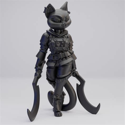 Hot Goblin 猫戦士 ミニチュア ホットゴブリン製 TRPG タバクシー