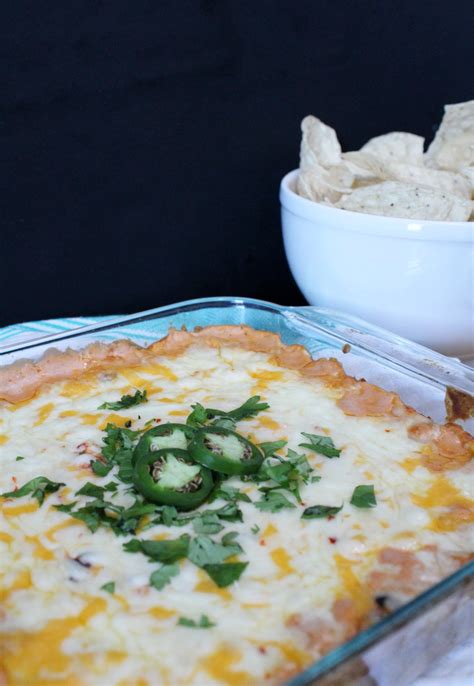 simple cheesy black bean dip 10
