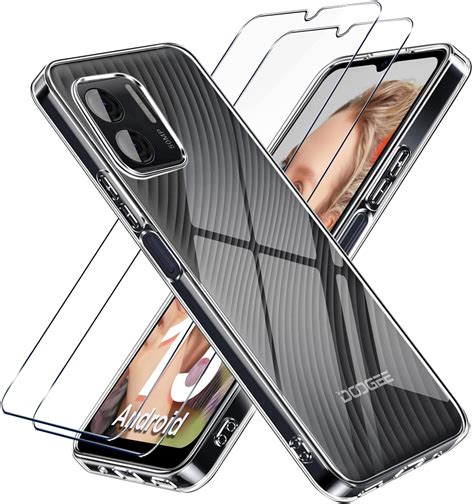 LYJERRY Housse Pour Oukitel C35 Oukitel C36 Coque Avec 2Pcs Protection