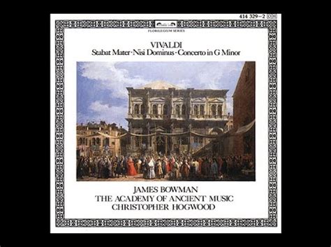 Vivaldi Stabat Mater Bowman Hogwood