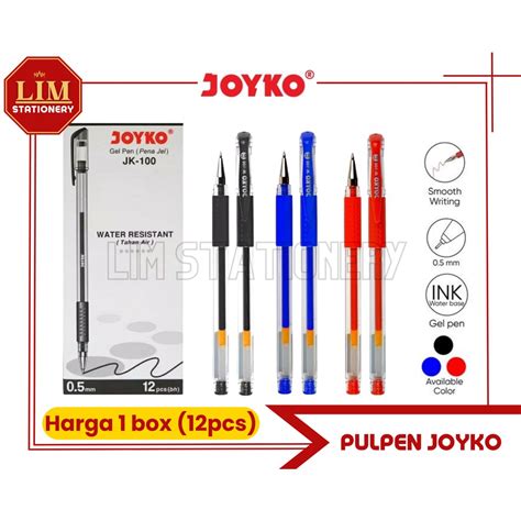 Jual Pen Pulpen Joyko Jk 100 12pcs Shopee Indonesia