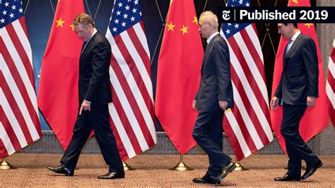 U.S.-China Trade Talks End With No Deal in Sight - The New York Times