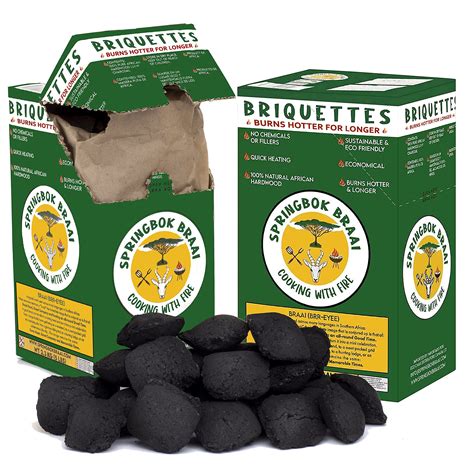 Buy Springbok Braai Best Charcoal Briquettes For Grilling All Natural