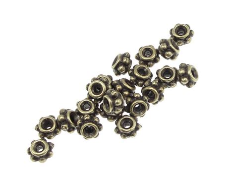 Brass Beads 5mm Beaded Bali Style Spacers Antique Brass Beads Etsy