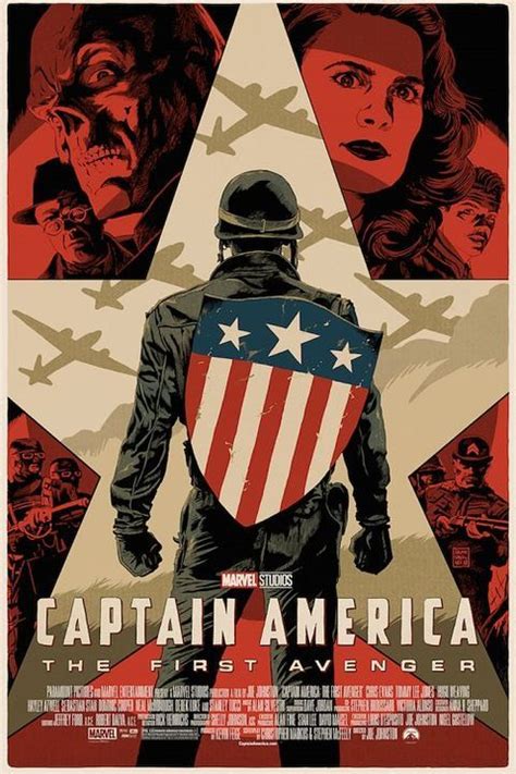 Revealed My Poster For Chrisevans Captainamerica The First Avenger Movie Part Of Tonights