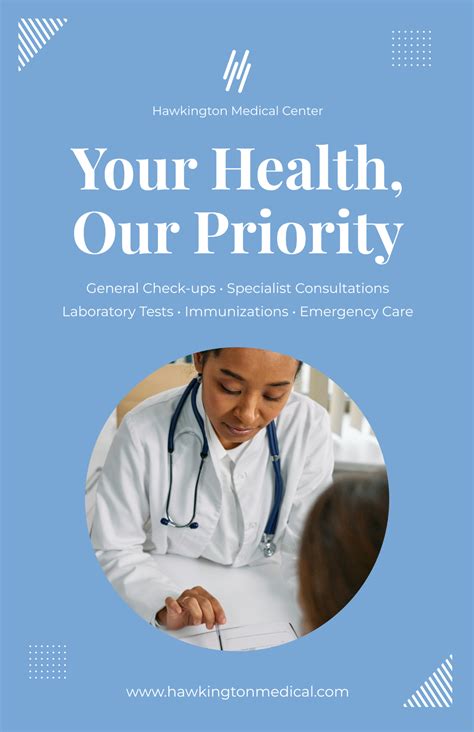 Free Medical Poster Templates, Editable and Printable