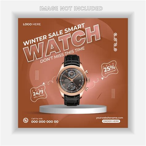 Premium Vector Smart Watch Sale Social Media Post Instagram Post