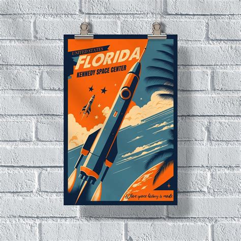 Florida Where Space History Is Made Poster | United World Memories