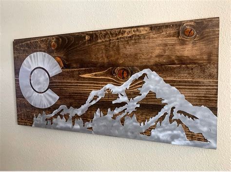 Stunning Colorado Wall Art Colorado Wall Decor Metal Wall Etsy