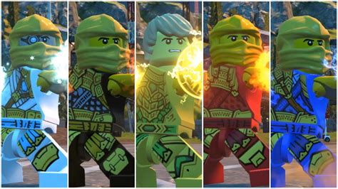 All Lego Ninjago Season Crystalized Characters In Lego Dc Super