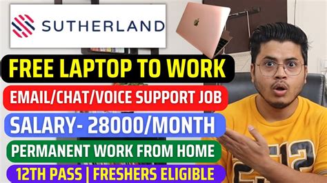 Sutherland Work From Home Jobs For Freshers 12th Pass Above Can Apply