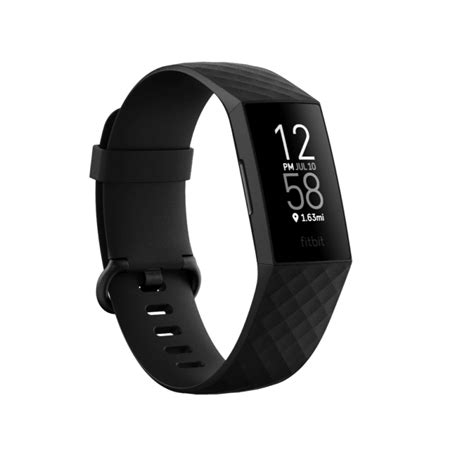 Fitbit Charge 4 Fitness Activity Tracker Black Sports Watch GeeWiz