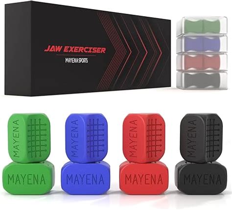 Mayena Sports Jawline Exerciser For Men Women 4 Resistance Levels