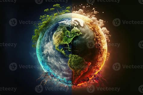 earth climate change abstract concept illustration 23968291 Stock Photo ...