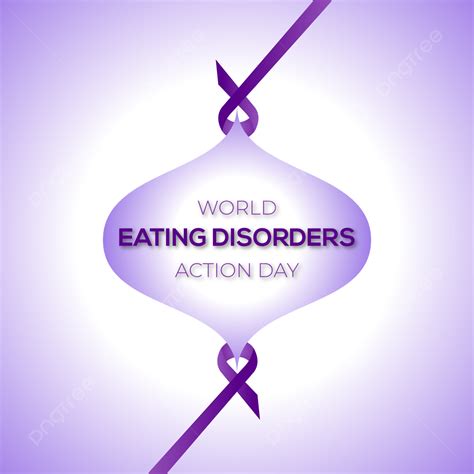 Happy World Eating Disorders Action Day Culture Background Design Illustration Wish Culture