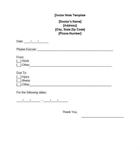 Dr Notes Templates