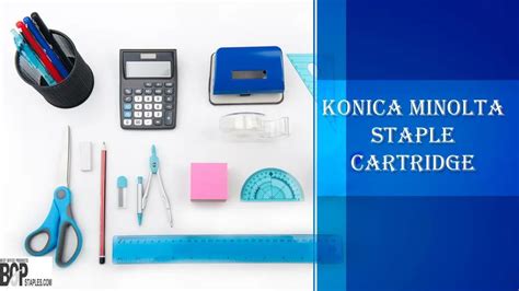 PPT Konica Minolta Staple Cartridge PowerPoint Presentation Free