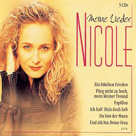 Meine Lieder Nicole Amazon Fr Cd Et Vinyles