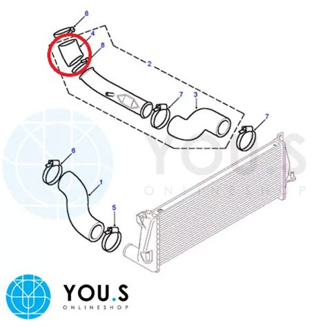 DURITE TURBO ENTRÉE D Air pour Land Rover Discovery II 2 5 Td PNH102110