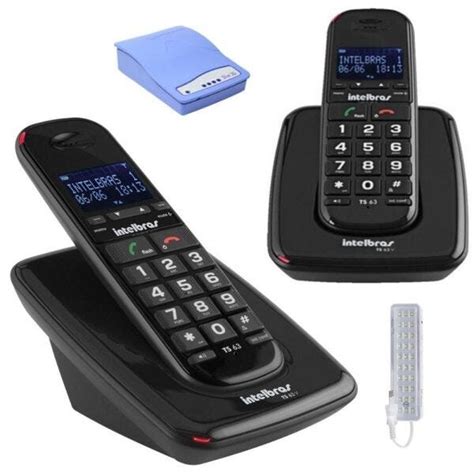 Aparelho De Telefone Sem Fio - Aparelho Telefone sem Fio e Ramal Intelbras Entrada Chip 3G ...
