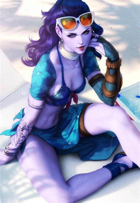 Cote D Azur Widowmaker And Widowmaker Overwatch By Stanley Lau Widowmaker Overwatch