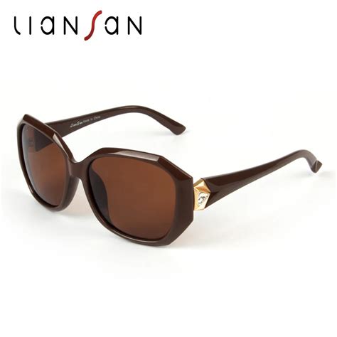 Liansan Oversized Vintage Polarized Oval Sunglasses Women Retro Luxury