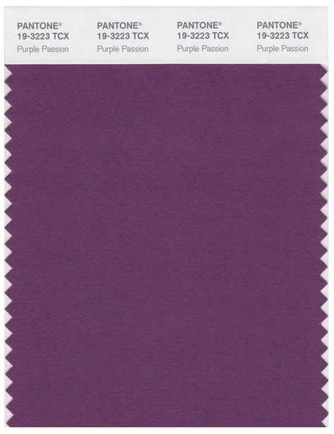 Pantone Smart 19 3323 Tcx Color Swatch Card Deep Purple In 2022 Color Swatch Pantone Deep