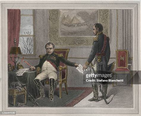 Napoleon Signing His Abdication Photos and Premium High Res Pictures ...