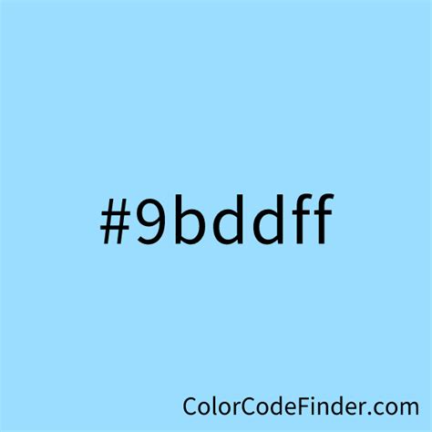 Columbia Blue Color Code is #9bddff