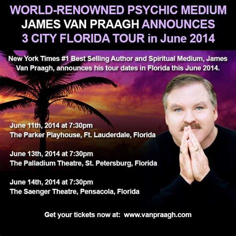 An Evening Of Spirit With James Van Praagh At Parker Playhouse Miami