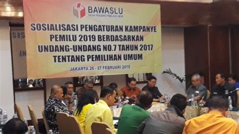 Kpu Dan Bawaslu Sosialisasikan Aturan Kampanye Pemilu Kepada