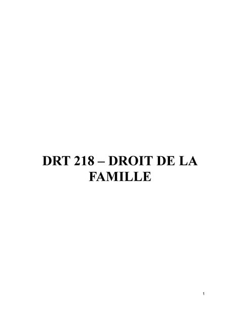 Plan De Cours DRT 218 Hiv 2022 Prise De Notes DRT 218 DROIT DE LA