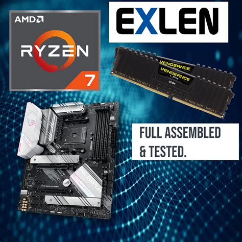 Amd Ryzen 7 5700x B550 Motherboard 16gb Ddr4 Bundle Exlen Laptop And Pc Repair