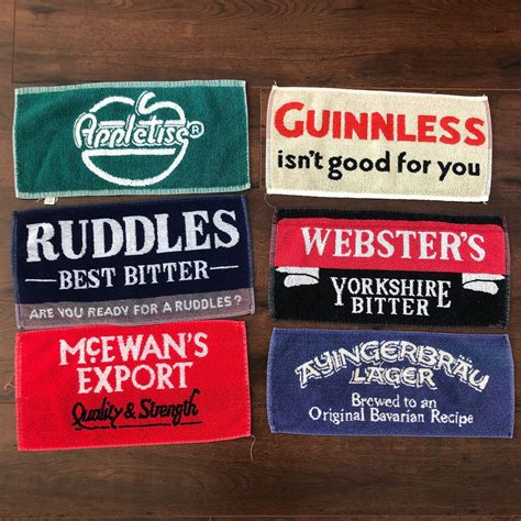 Vintage Pub Beer Towels European Bar Towels 100 Cotton Etsy