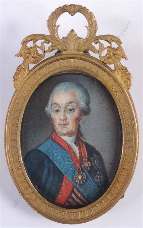 "portrait Of Alexander Suvorov", Russian Miniature, Late 18th Century ...