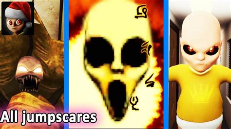 The Baby In Yellow All Jumpscares All Endings Youtube