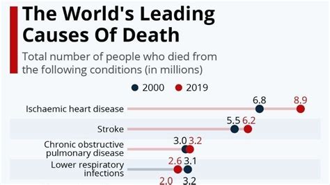 Infographics: ‘Leading Causes Of Death (2000-19) | Boomers Daily