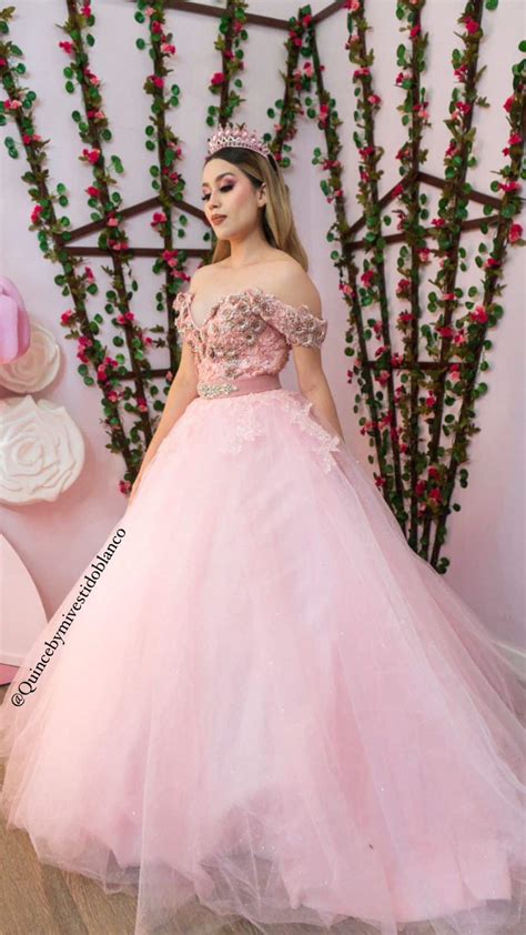 Vestido de 15 Años Rosa Pastel - Tienda de Vestidos de XV