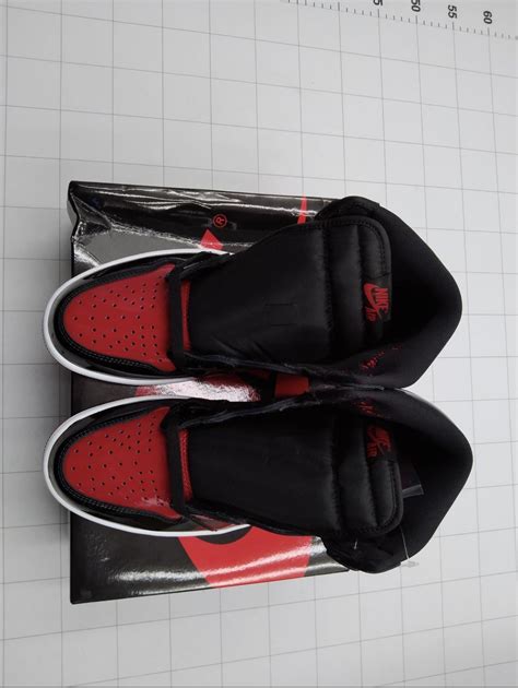 Qc Jordan 1 Patent Bred Repsneakers