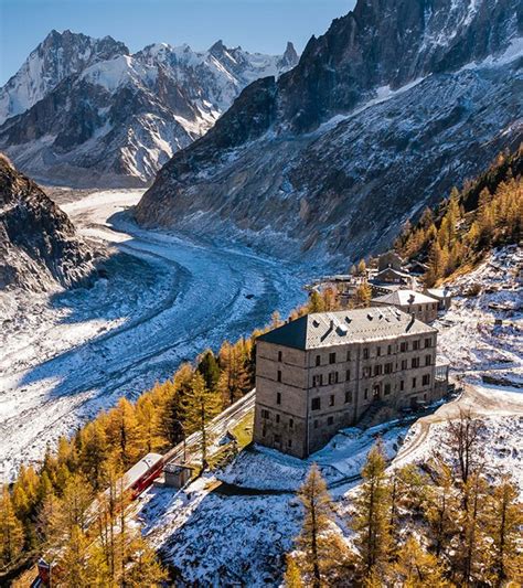 Refuge Du Montenvers Mer De Glace Chamonix French Alps Chamonix