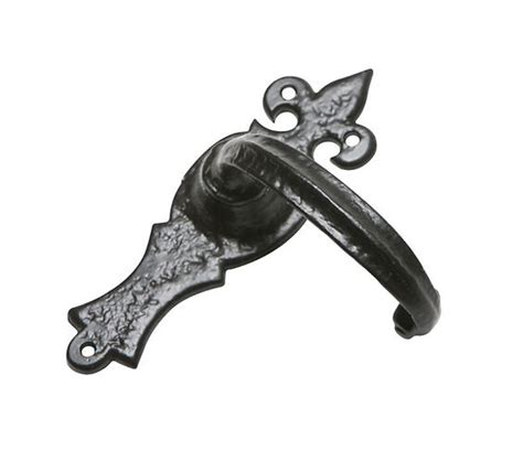 Kirkpatrick Black Antique Malleable Iron Lever Handle AB2448 Sold In