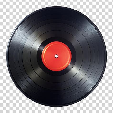 Premium Psd Vinyl Record Isolated On Transparent Background